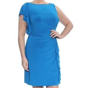 American Living Womens Ruched Jersey Dress Size 8